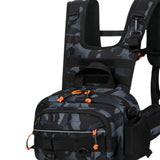 Maxbell Men Outdoor Chest Bag Zipper Organizer Chest Pack for Running Hiking Workout Style F