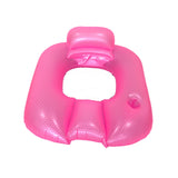 Maxbell Inflatable Pool Float Multifunction Pool Raft for Water Sports Vacation Yard pink