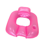 Maxbell Inflatable Pool Float Multifunction Pool Raft for Water Sports Vacation Yard pink