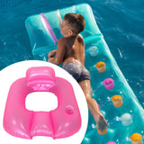 Maxbell Inflatable Pool Float Multifunction Pool Raft for Water Sports Vacation Yard pink