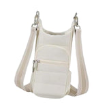 Maxbell Water Bottle Holder with Strap Fashion for Running Travel Outdoor Activities Beige