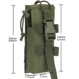 Maxbell Radio Holder Nylon Elastic Strap Flip Cover Pouch  Green