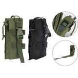 Maxbell Radio Holder Nylon Elastic Strap Flip Cover Pouch  Green
