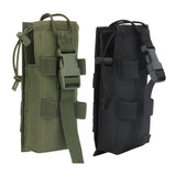 Maxbell Radio Holder Nylon Elastic Strap Flip Cover Pouch  Green