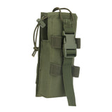 Maxbell Radio Holder Nylon Elastic Strap Flip Cover Pouch  Green
