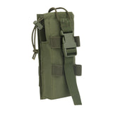 Maxbell Radio Holder Nylon Elastic Strap Flip Cover Pouch  Green