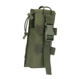 Maxbell Radio Holder Nylon Elastic Strap Flip Cover Pouch  Green