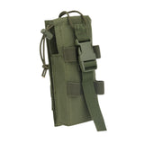 Maxbell Radio Holder Nylon Elastic Strap Flip Cover Pouch  Green