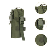 Maxbell Radio Holder Nylon Elastic Strap Flip Cover Pouch  Green