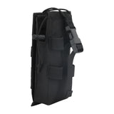 Maxbell Radio Holder Nylon Elastic Strap Flip Cover Pouch  Black