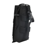 Maxbell Radio Holder Nylon Elastic Strap Flip Cover Pouch  Black