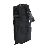 Maxbell Radio Holder Nylon Elastic Strap Flip Cover Pouch  Black