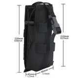 Maxbell Radio Holder Nylon Elastic Strap Flip Cover Pouch  Black