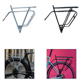 Maxbell Folding Bike Rear Rack Shelf Bike Luggage Rack for Foldable Bicycles Silver