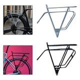 Maxbell Folding Bike Rear Rack Shelf Bike Luggage Rack for Foldable Bicycles Silver