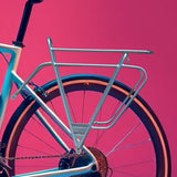 Maxbell Folding Bike Rear Rack Shelf Bike Luggage Rack for Foldable Bicycles Silver