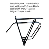 Maxbell Folding Bike Rear Rack Shelf Bike Luggage Rack for Foldable Bicycles Black