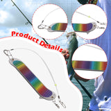 Maxbell Fishing Flasher Compact Effective Supplies for Men Women Fishing Enthusiasts Style D