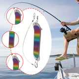 Maxbell Fishing Flasher Compact Effective Supplies for Men Women Fishing Enthusiasts Style D