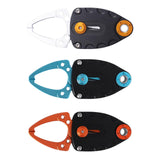 Maxbell Mini Fish Gripper Built in Spring for Gift Fishing Tackle Fish Lip Grip Tool Orange Black