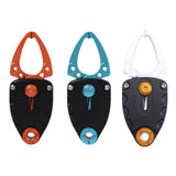 Maxbell Mini Fish Gripper Built in Spring for Gift Fishing Tackle Fish Lip Grip Tool Orange Black