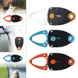 Maxbell Mini Fish Gripper Built in Spring for Gift Fishing Tackle Fish Lip Grip Tool Orange Black