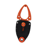 Maxbell Mini Fish Gripper Built in Spring for Gift Fishing Tackle Fish Lip Grip Tool Orange Black