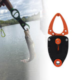 Maxbell Mini Fish Gripper Built in Spring for Gift Fishing Tackle Fish Lip Grip Tool Orange Black