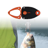 Maxbell Mini Fish Gripper Built in Spring for Gift Fishing Tackle Fish Lip Grip Tool Orange Black