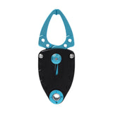 Maxbell Mini Fish Gripper Built in Spring for Gift Fishing Tackle Fish Lip Grip Tool Blue Black