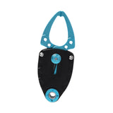 Maxbell Mini Fish Gripper Built in Spring for Gift Fishing Tackle Fish Lip Grip Tool Blue Black