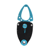 Maxbell Mini Fish Gripper Built in Spring for Gift Fishing Tackle Fish Lip Grip Tool Blue Black