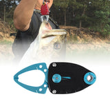 Maxbell Mini Fish Gripper Built in Spring for Gift Fishing Tackle Fish Lip Grip Tool Blue Black