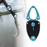 Maxbell Mini Fish Gripper Built in Spring for Gift Fishing Tackle Fish Lip Grip Tool Blue Black