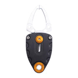 Maxbell Mini Fish Gripper Built in Spring for Gift Fishing Tackle Fish Lip Grip Tool Silver Black