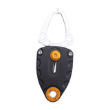 Maxbell Mini Fish Gripper Built in Spring for Gift Fishing Tackle Fish Lip Grip Tool Silver Black