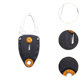 Maxbell Mini Fish Gripper Built in Spring for Gift Fishing Tackle Fish Lip Grip Tool Silver Black