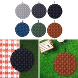 Maxbell Inflatable Seat Cushion Folded Office Chair Cushion for Floor Concerts Plane Gray