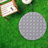 Maxbell Inflatable Seat Cushion Folded Office Chair Cushion for Floor Concerts Plane Gray