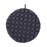 Maxbell Inflatable Seat Cushion Folded Office Chair Cushion for Floor Concerts Plane Dark Gray