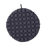 Maxbell Inflatable Seat Cushion Folded Office Chair Cushion for Floor Concerts Plane Dark Gray