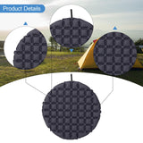 Maxbell Inflatable Seat Cushion Folded Office Chair Cushion for Floor Concerts Plane Dark Gray