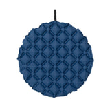 Maxbell Inflatable Seat Cushion Folded Office Chair Cushion for Floor Concerts Plane Dark Blue