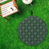 Maxbell Inflatable Seat Cushion Folded Office Chair Cushion for Floor Concerts Plane Green