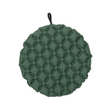 Maxbell Inflatable Seat Cushion Folded Office Chair Cushion for Floor Concerts Plane Green