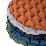 Maxbell Inflatable Seat Cushion Folded Office Chair Cushion for Floor Concerts Plane Green