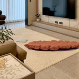 Maxbell Inflatable Seat Cushion Folded Office Chair Cushion for Floor Concerts Plane Red Brown