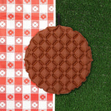 Maxbell Inflatable Seat Cushion Folded Office Chair Cushion for Floor Concerts Plane Red Brown