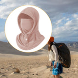 Maxbell Summer Balaclava Lightweight Men Women Face Mask for Sports Hiking Snowboard Pink