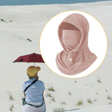 Maxbell Summer Balaclava Lightweight Men Women Face Mask for Sports Hiking Snowboard Pink